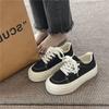 Burgundy canvas shoes summer new breathable student shoes casual board shoes campus
