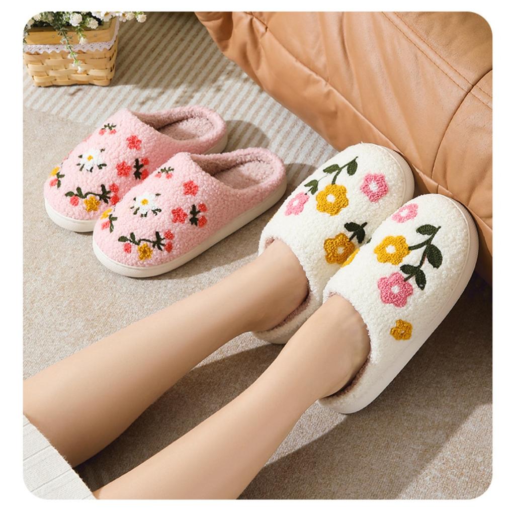 Cotton Slippers, Men's and Women's, Couple's Styles, Warm Shoes, Indoor, Suede, Non Slip Shoes