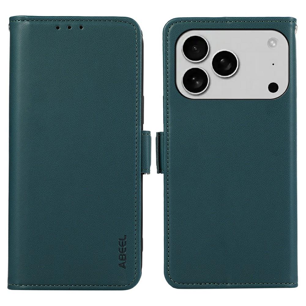 ABEEL For iPhone 17 Pro Max Case Leather Phone Cover with RFID Blocking Wallet