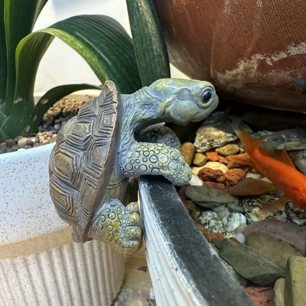 Cute 3D Turtle Hanging Ornaments Decorative Cartoon Small Turtle Pot Hanging Handmade Simulated Turtle Ornaments Home Decor