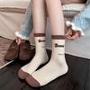 Cartoon Collegiate Style Cute Socks Girls Season Socks Cotton Puppy Cute Pet
