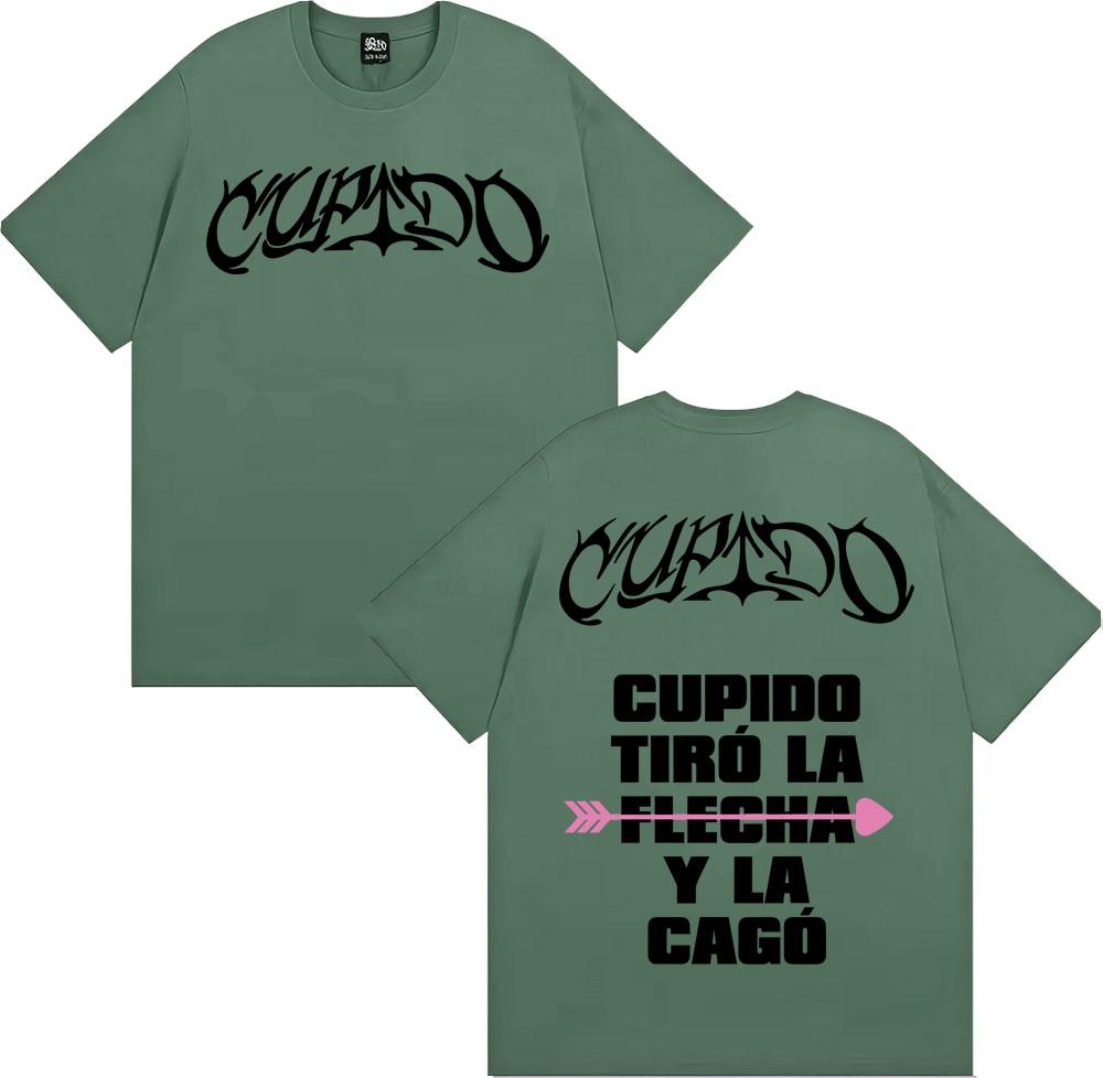 

Tini Stoessel Cupido Tiro La Flecha Y La Cago Print Tshirts Men Women Clothing Hip Hop Retro T Shirt 100 Cotton Loose Tshirt 4XL