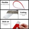 Silicone Door Dam Water Stopper Self-Adhesive Bendable Water Retaining Strip Dry and Wet Separation Cuttable