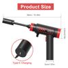 Portable Cordless High-Pressure Car Washer Gun Lightweight Car Cleaner Built-in Lithium Battery for Car Yard Garden Cleaning