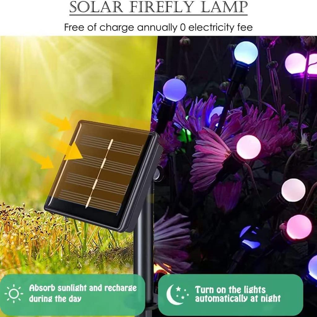 Solar Ground Lamp Three-headed - Led Lamp Outdoor Garden Garden Decoration LED Lamp