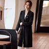KAVON Women's Autumn/Winter Elegant Formal Trench Coat