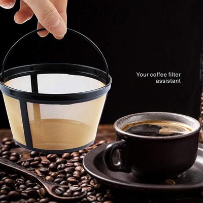 Stainless Steel Cylindrical Filter Basket Pot Mesh Screen Coffee Machine Parts
