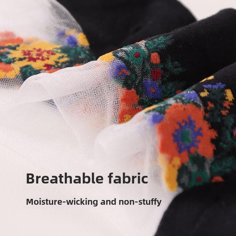 5 Pairs Fashion Transparent Women's Socks Small Transparent Silk Women's Socks Crystal Silk Women's Socks