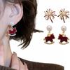 Cute Pony Pearl Earrings Sweet Earrings for Women Delicate Firework Pearl Earrings  Gifts