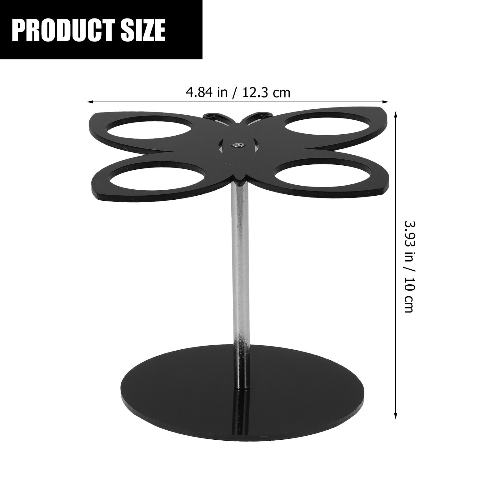 Ice Cream Cone Holder Sushi Roll Display Stand Acrylic Food Tray For Restaurant Home Tabletop Stable Base Storage Rack чёрный 1480₽