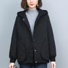 2024 Women's Hooded Thick Cotton Jacket - Casual, Plus Size, Autumn/Winter Outerwear