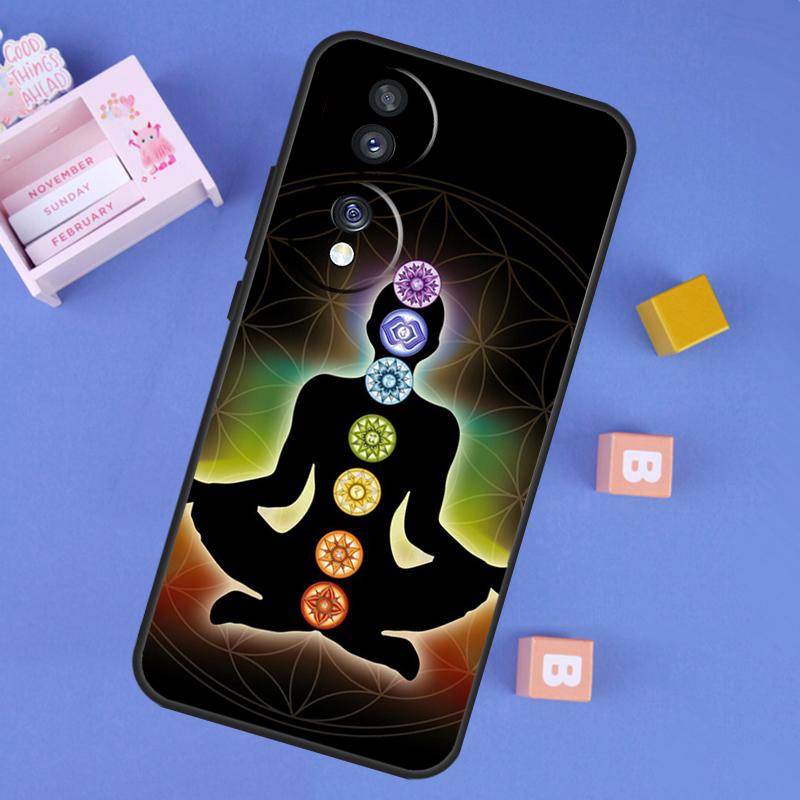Mandala Chakra Yoga Hülle Für Honor 200 400 Pro 50 70 90 Lite X9a X9b X9c X9d X8b X8c Win Magic 5 6 7 8 Pro Abdeckung