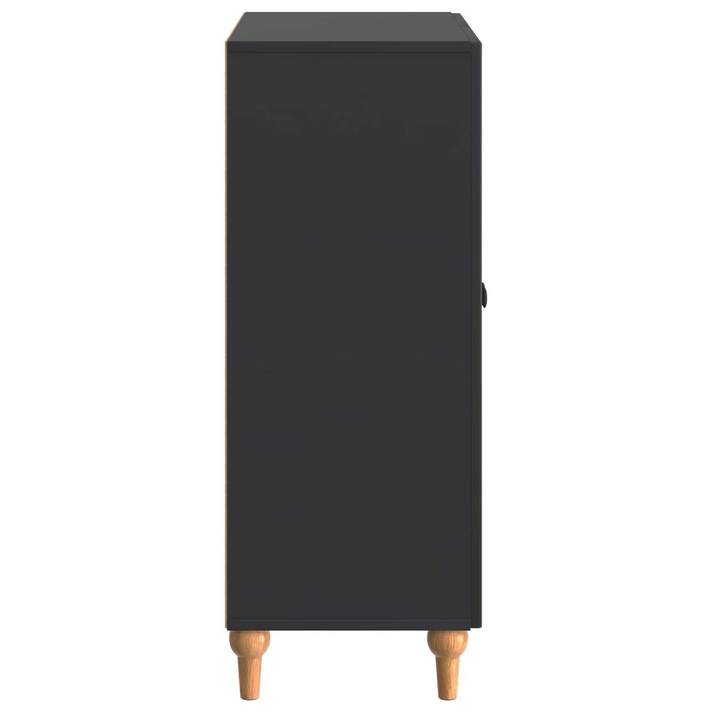 Sideboard Black 66 x 34.5 x 90 cm Particleboard