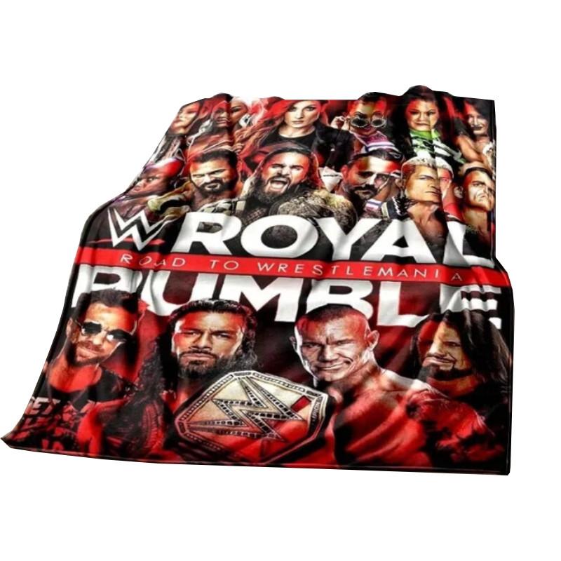 

Wwe Rumble Royal Character Pattern Blanket For Home Bedding And Giftgiving 75x90cm