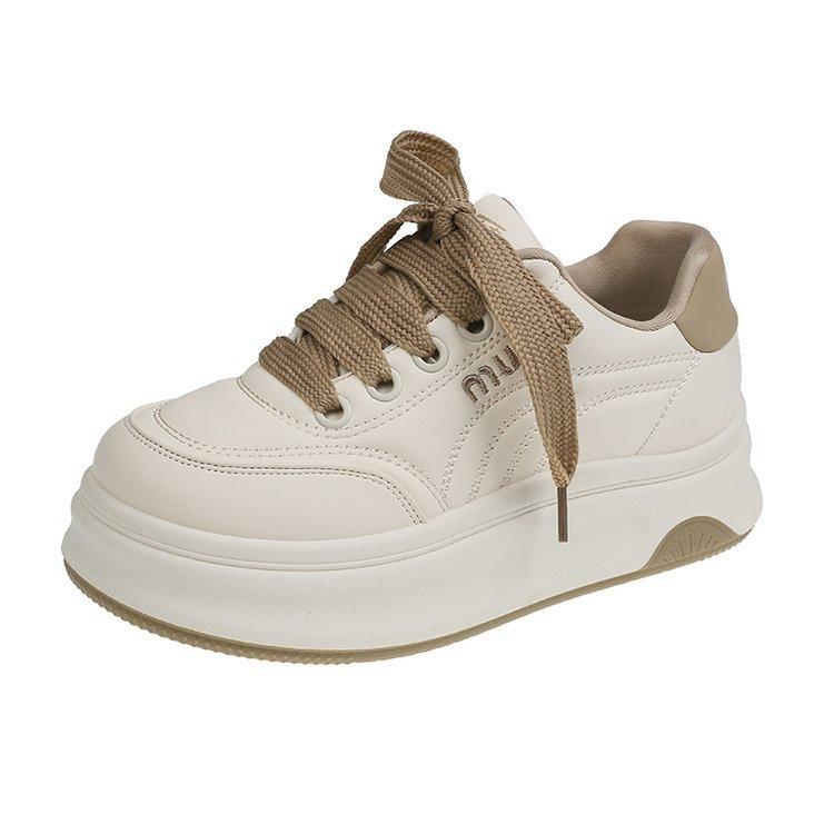 

Girls shoes 2025 new spring and autumn children s casual board shoes older children s sports shoes breathable little white shoes bread shoes 39 хаки