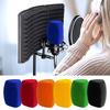 Portable Microphones Sponges Cover High Density Triangular Foam Studio Recording Noise Cancelling Vibration Dampening