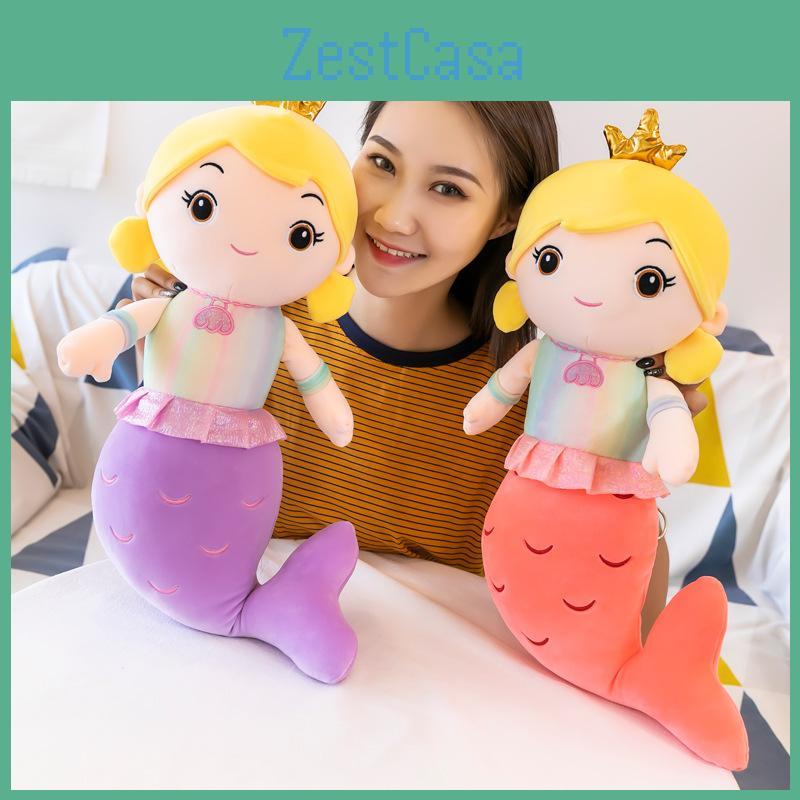Mermaid Plush Toy Cute Cartoon Girl Child Bed Sleeping Companion Gift Dolls
