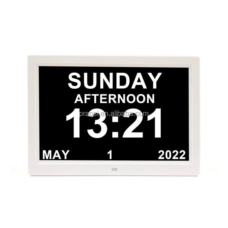 Hot Selling Desk Clock for Senior Memory Support белый