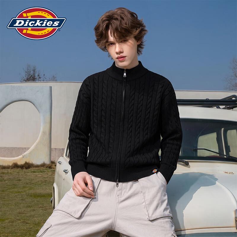 Dickies Unisex Zip-Up Knit Cardigan