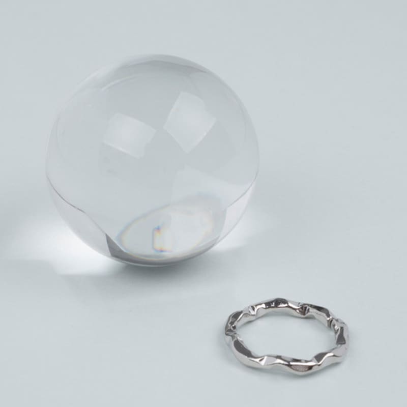 AUGUST ALICE Vanve Silver Wave Ring