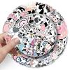 50PCS Cow Graffiti Stickers: Cute Cartoon Animal Decorations for Phone Cases, Water Bottles, and Notebooks.