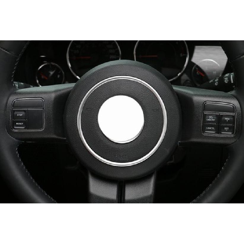 Steering Wheel Center Bigger Ring For Jeep Wrangler JK Compass 2011+ Accessories