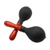 Orff Maraca 2-Piece Set: ABS Plastic Shaker with Wooden Handle, Children's Musical Instrument Toy.