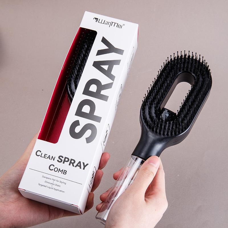 Household Sundries Hair Brush 2-in-1 Hair Mist Brush That Detangles Refreshes and Smooths Hair Comb Hair Massage Brush