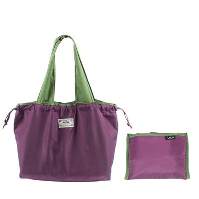 Reusable Drawstring Bag Nylon Foldable Grocery Bag Portable Shopping Bag Eco-friendly Summer Beach Bags Totes