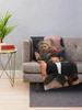 Chris Hemsworth Collage Throw Blanket Microfiber Fabric Double-Sided Blanket Sofa Blanket With Tassels