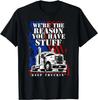 Funny USA Flag Semi Truck Driver Rig Design Gift Truckers Gift Unisex T-Shirt