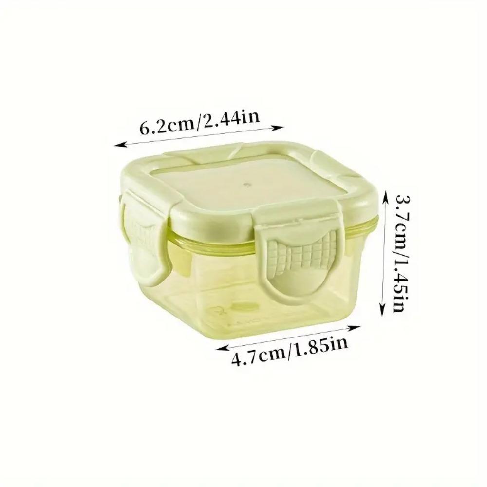 60 ml Spender-Gemüsebehälter, Lebensmittelqualität, verdickte, versiegelte Tierfutterbox, attraktiv, exquisit, auslaufsicher, 6 Farben, praktische Lebensmittelqualität