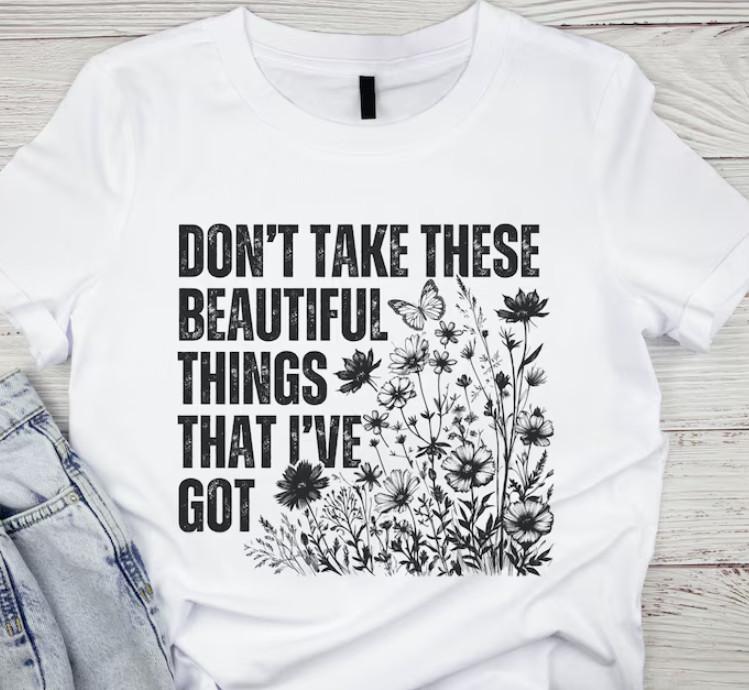 Benson Boone Beautiful Things Shirt Don T Take These Beautiful Things That I Ve Unisex T-Shirt XL