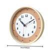 Simple Wall Clocks Modern Creative Silent Clock  Living Room Study Solid Wood Clocks Early Childhood Education Cartoon Clock