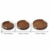 Simple Style Fruit Tray Round Food Plate Practical Light Luxury Tea Set Tray  Afternoon Tea