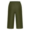 Pantaloncini casual da donna al ginocchio, vestibilità larga, vita elasticizzata con tasche, tessuto leggero e traspirante per l'uso quotidiano