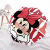 Minnie Mouse Heart Themed Automatic Opening and Closing Umbrella, Brightly Colored 8-rib Portable Umbrella, Suitable for Men and Women, A Perfect Gift