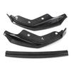 Front Lip Corner Splitter for 19-21 BMW 3 Series G20, Gloss Black Decorative Trim