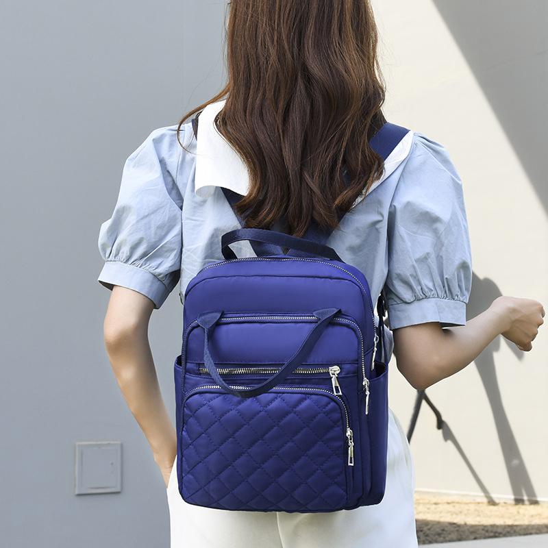 YOUHUAGUO Waterproof Oxford Women Backpack Female Travel Shoulder Bag Schoolbag for Teenage Girls Solid Color Bookbag Mochila Bookbag