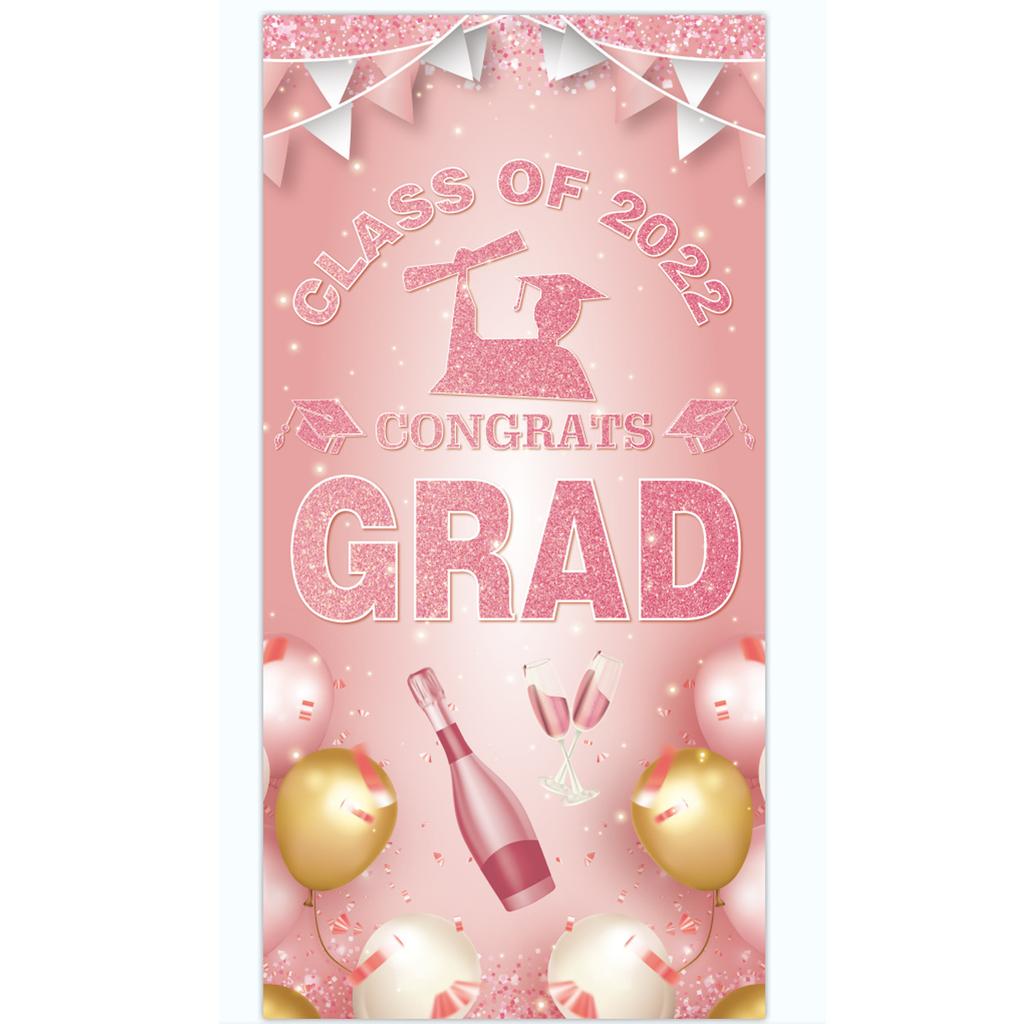 Graduation Season Decorative Vertical Poster Class Of Graduation Courtyard Decoration Party Banner Customization