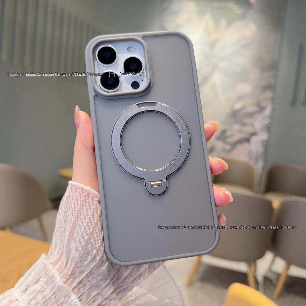 Apple iPhone 17 Pro Max 360° magnetické otočné pouzdro s ochranou zadní strany a otočným stojánkem