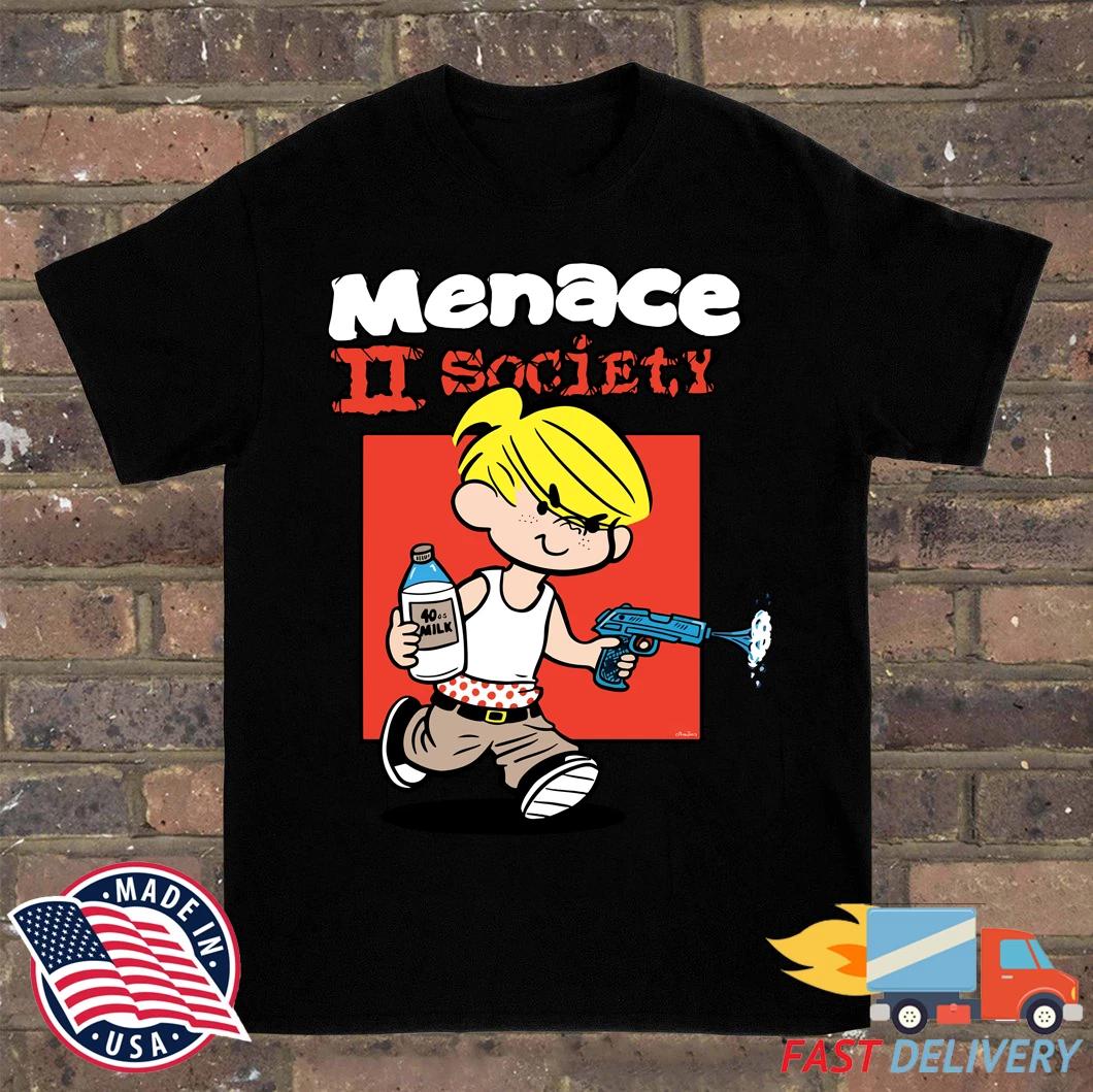 Menace To Society Dennis the Menace Unisex T-Shirt XXXL