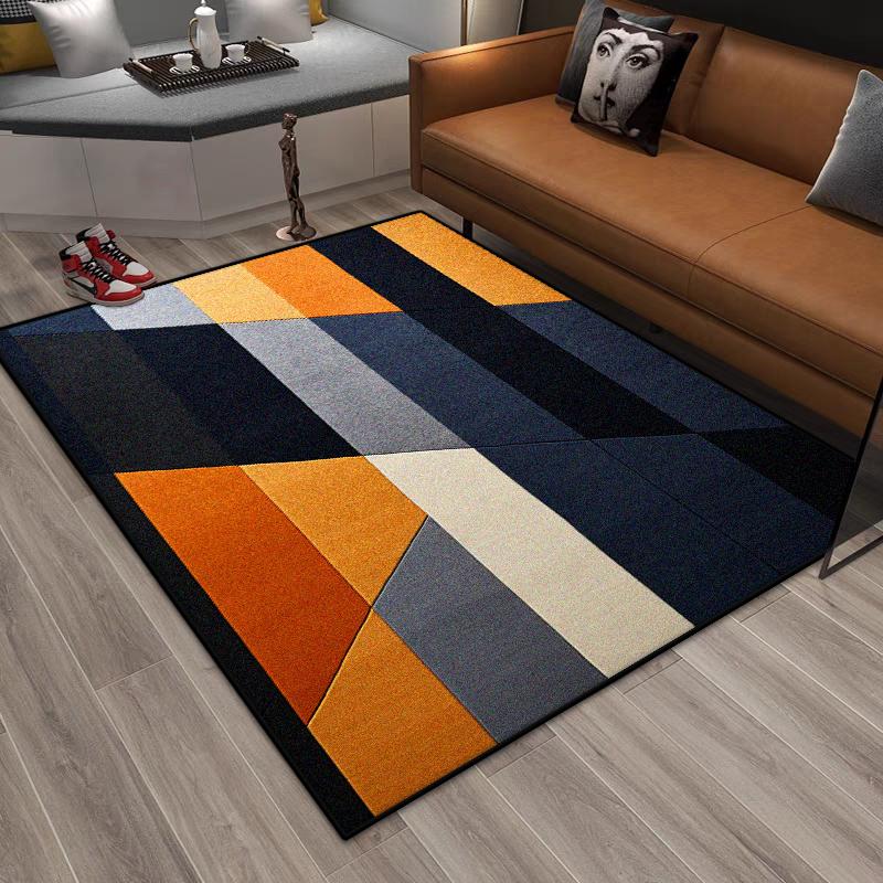 New Trend Geometric Pattern Area Rugs For Living Room Decor Home 3D Printed Carpets Luxury Bedroom Non-Slip Floor Mat Lounge Rug
