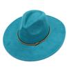 Cappello a cilindro fedora oversize stile europeo e americano uomo e donna semplice ed elegante parasole da esterno cappello jazz cappello da spiaggia per vacanze al mare