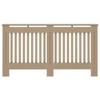 Cache-radiateur en MDF 152x19x81 cm - VIDAXL - Brun - Design moderne à lattes