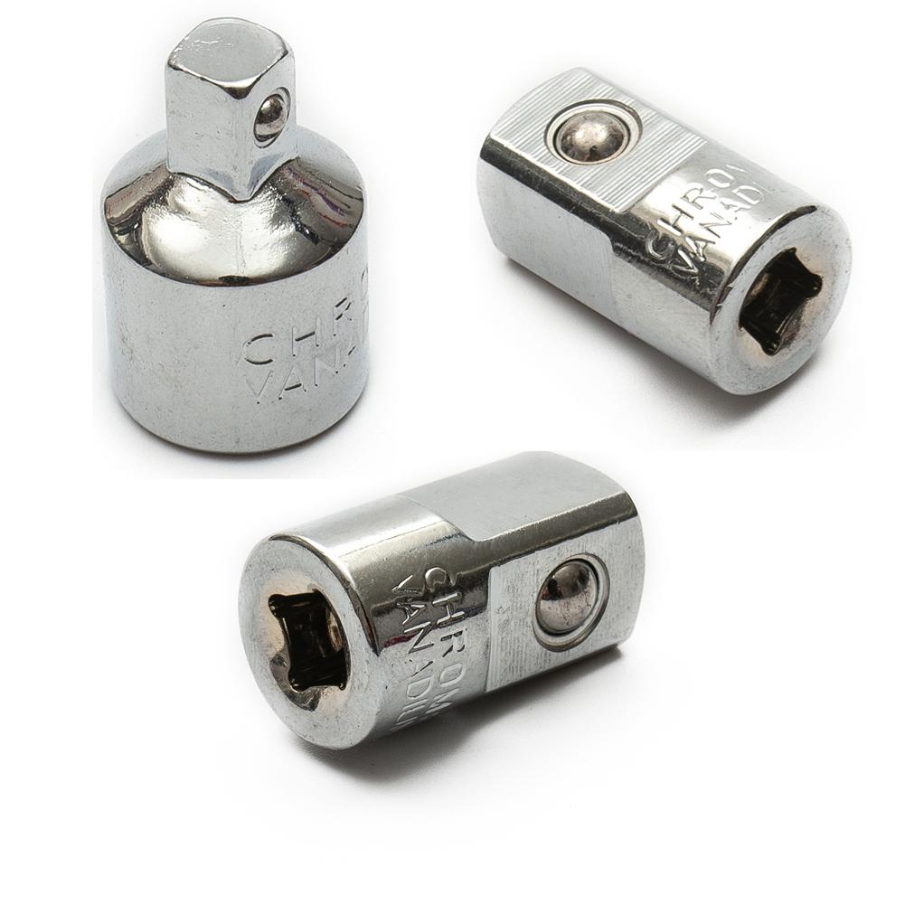 1 4 To 1 2 Inches Socket Adapter Drive Socket Enhanced Functionality Rust-resistant Material Secure Locking Mechanism