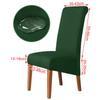 100%Waterproof Fabric Chair Cover Elastic XL Size Slipcover Solid Color Long Back Chair Covers Washable For Kitchen Home Hotel