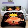 Naruto Uzumaki Naruto Anime Character Pattern Bedding Home Decoration Birthday Gift (1 * duvet cover + 2 * pillowcase, without core)