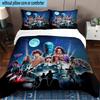 Stranger Eleven Upside Down 3PCS Bedding set,Ideal for1pc Duvet Cover And 2pcs Pillowcases Perfect for Christmas gift,Ideal for Bedroom, Dormitory