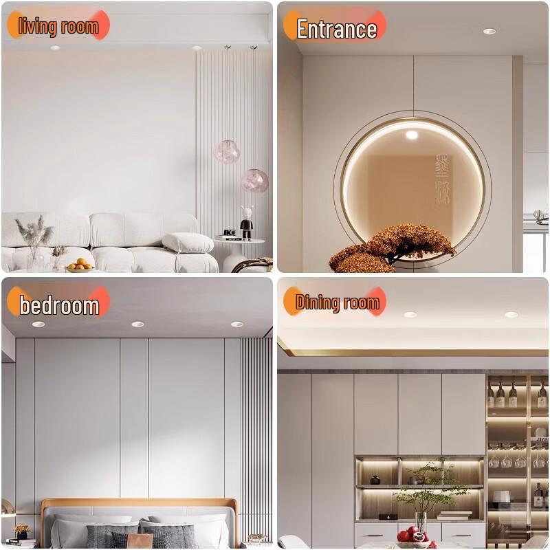 NuFeng Ultra-Thin Full Spectrum Recessed LED Spotlight